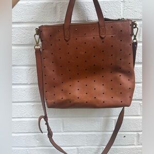 Madewell Tan Leather crossbody bag